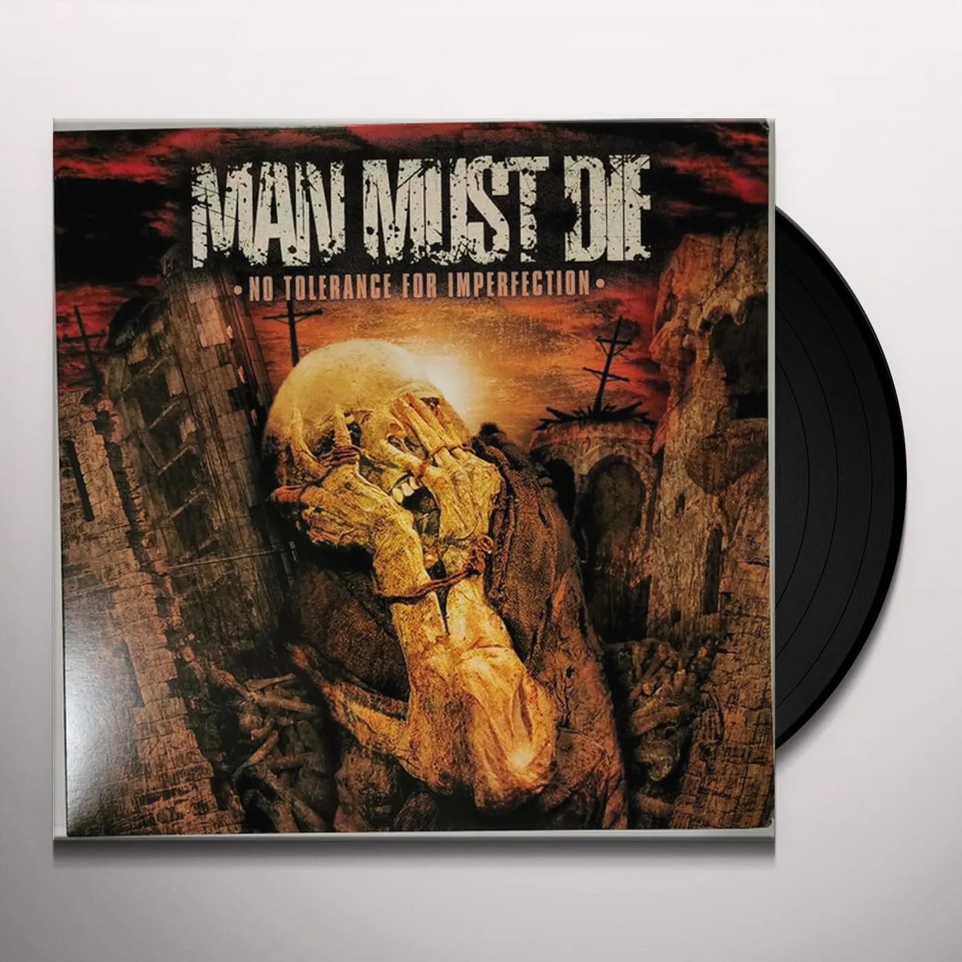 Man Must Die NO TOLERANCE FOR IMPERFECTION (SPLATTER VINYL/2LP) Vinyl Record