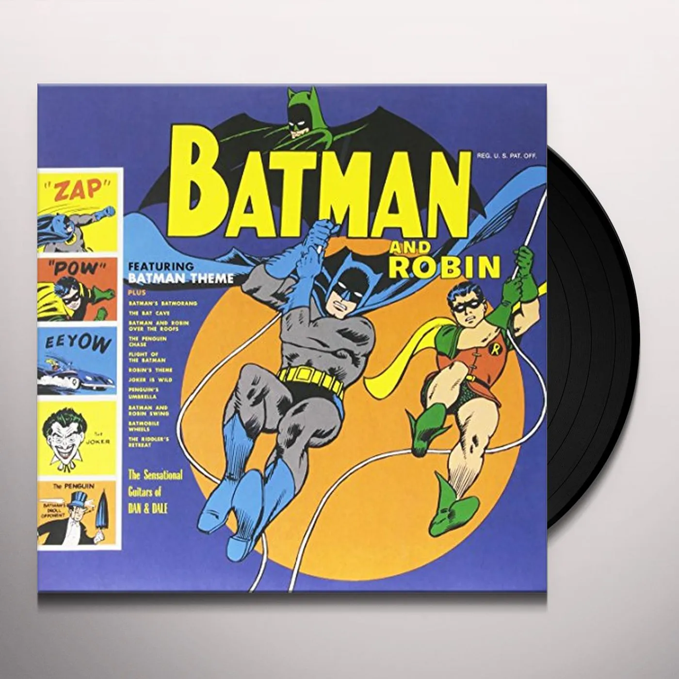 SENSATIONAL GUITARS OF DAN & DALE : SUN RA ARKESTA Batman And Robin Vinyl Record