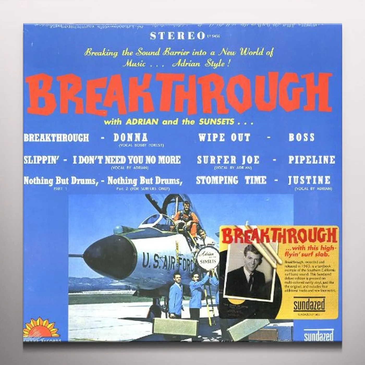 Adrian & The Sunsets Breakthrough Vinyl Record