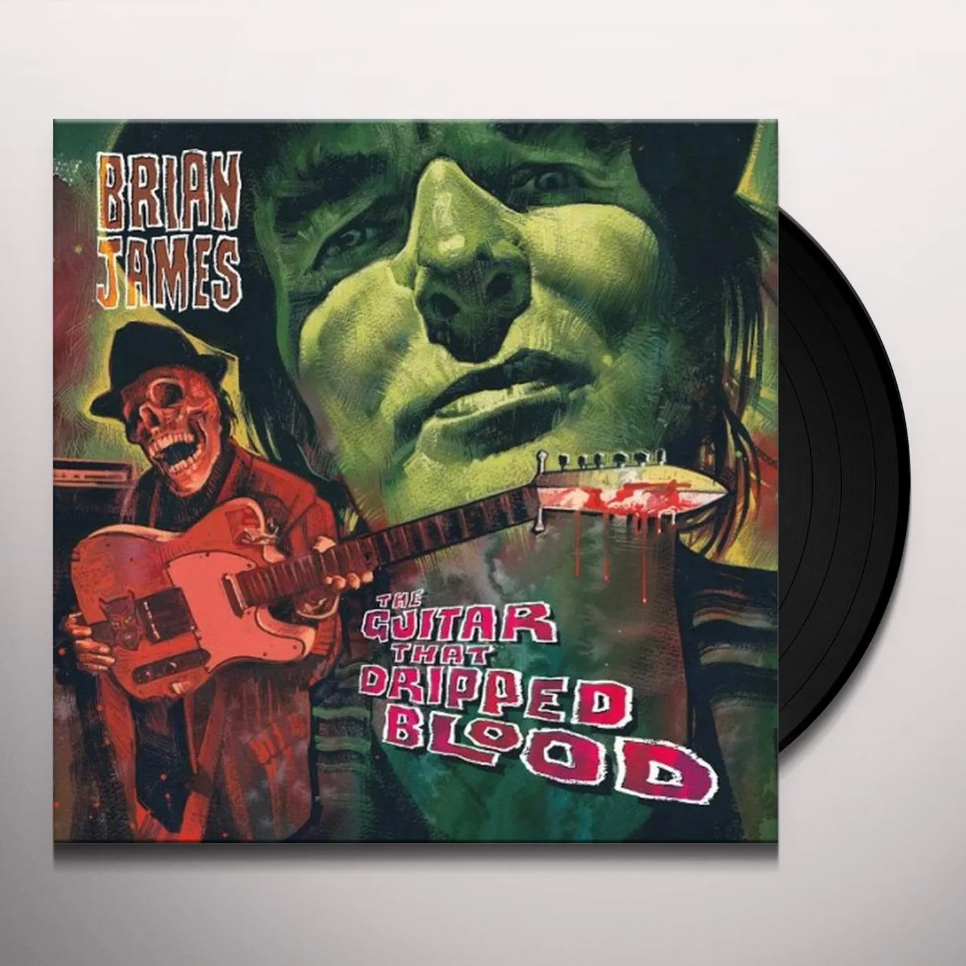 Brian James GUITAR THAT DRIPPED BLOOD Vinyl Record