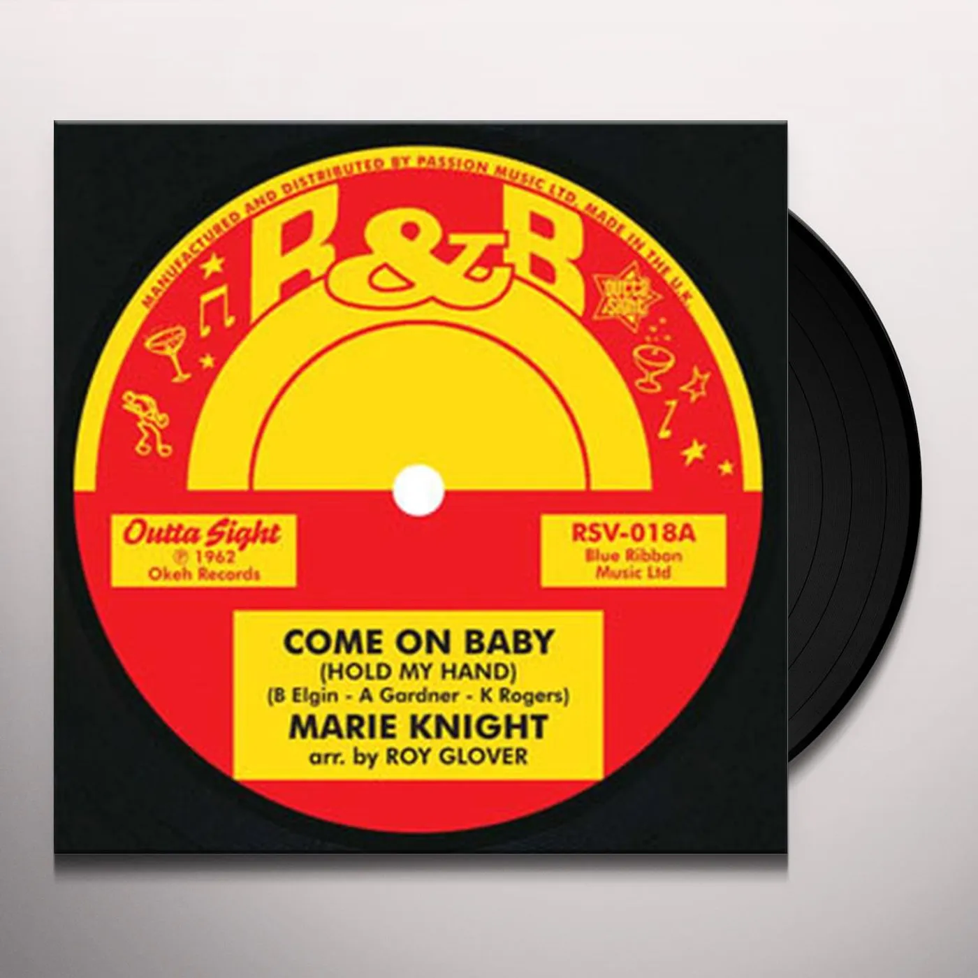 Marie Knight COME ON BABY (HOLD MY HAND)/TO BE LOVED BY YOU Vinyl Record