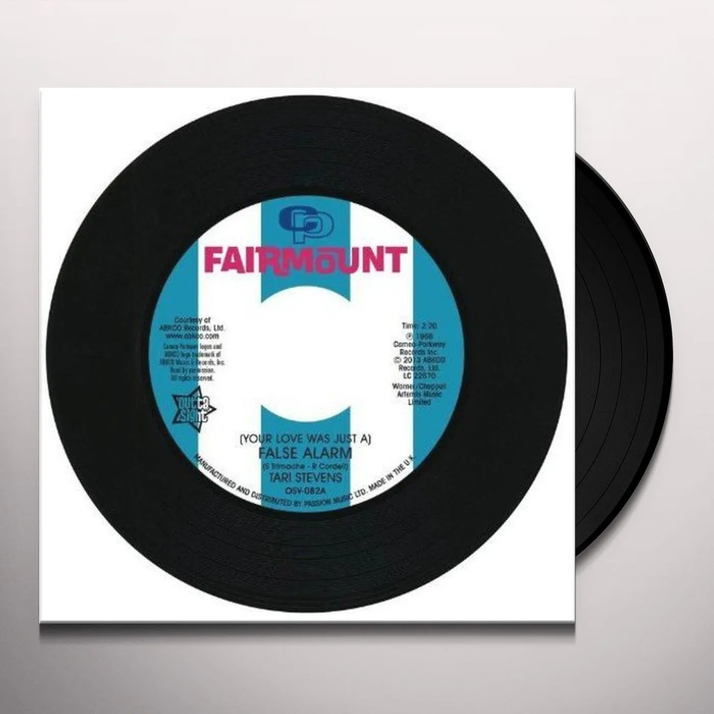 Tari Bonnie Stevens & Lee (YOUR LOVE WAS JUST A) FALSE ALARM/THE WAY I FEEL Vinyl Record