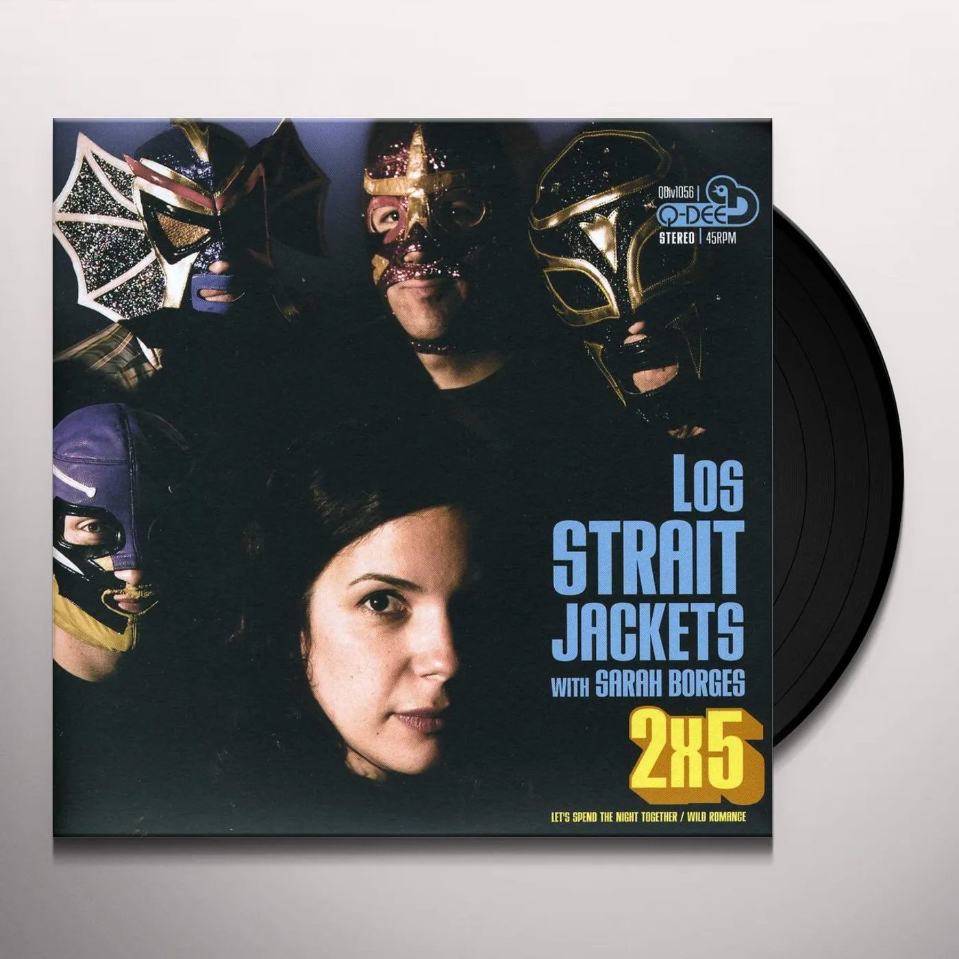 Los Straitjackets LET'S SPEND THE NIGHT TOGETHER / WILD ROMANCE Vinyl Record