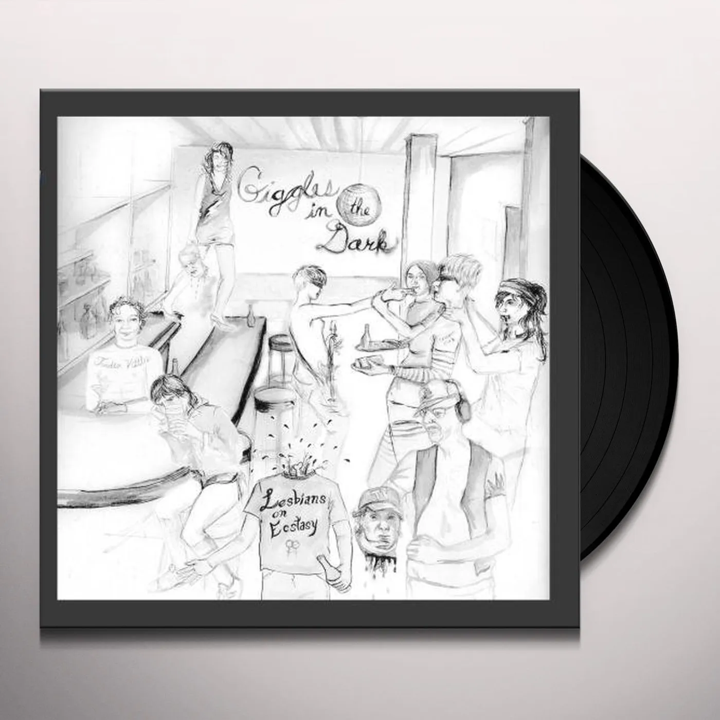 Lesbians On Ecstasy GIGGLES IN THE DARK Vinyl Record