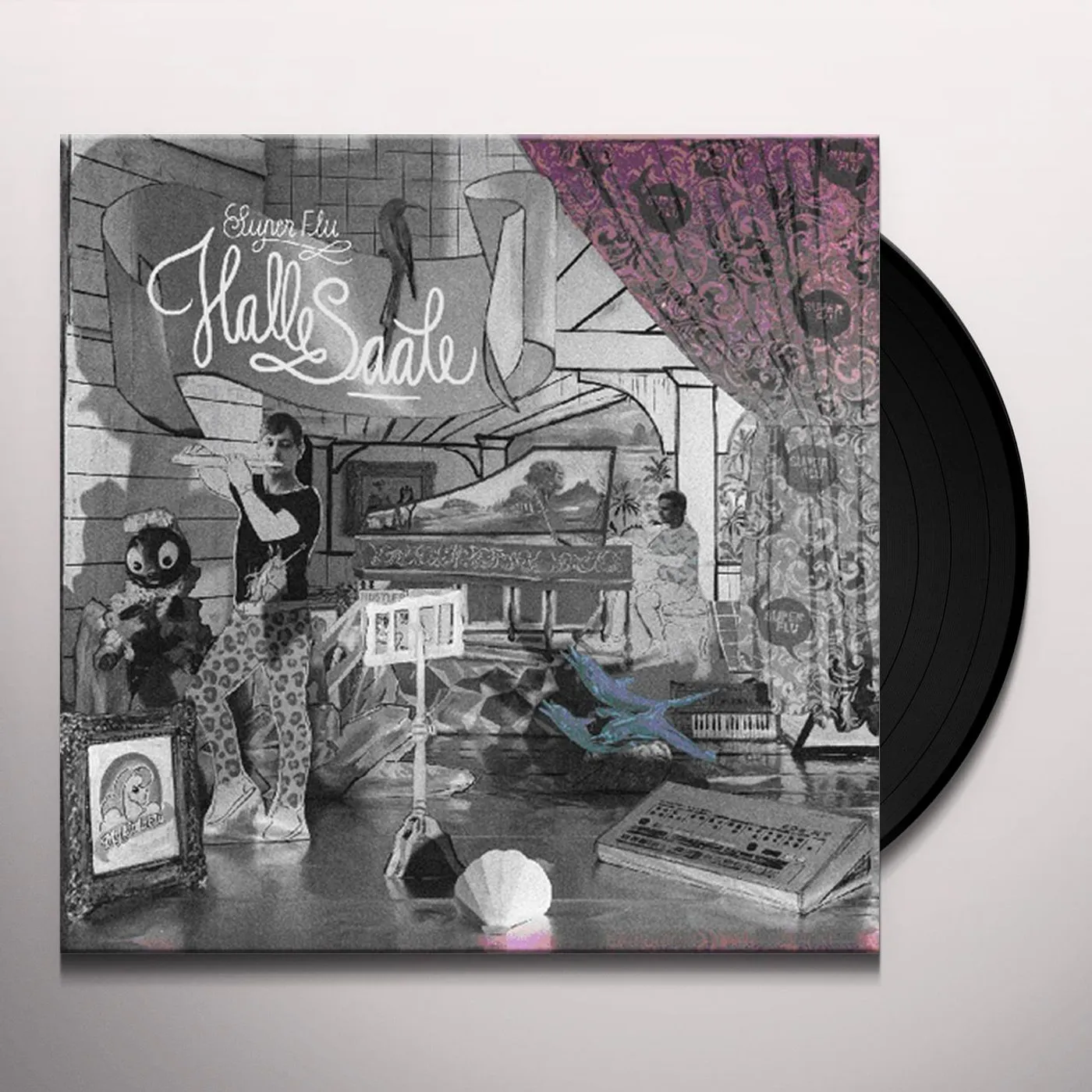 Super Flu HALLE SAALE Vinyl Record - w/CD