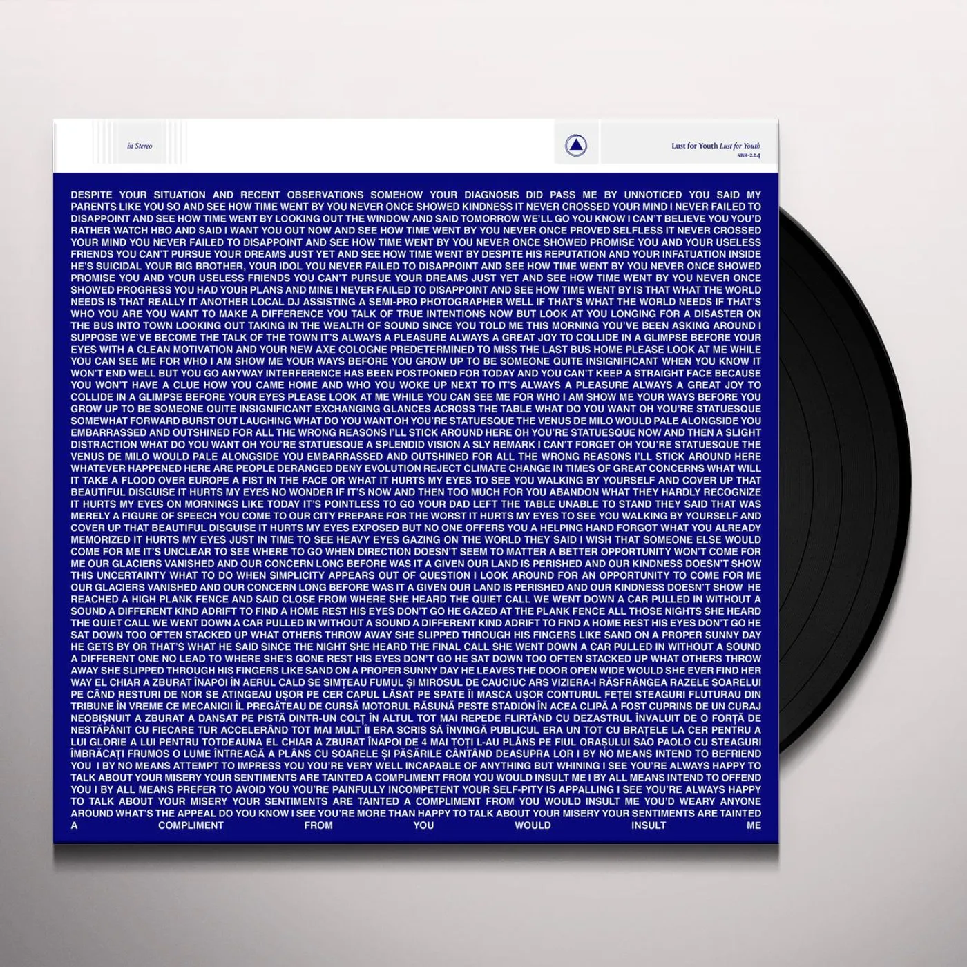 Lust for Youth Vinyl Record