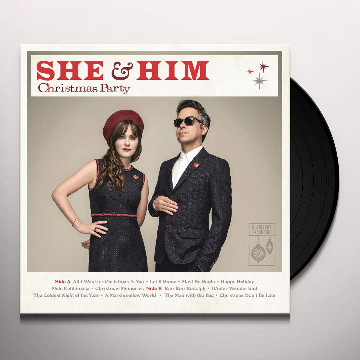 She & Him Christmas Party Vinyl Record