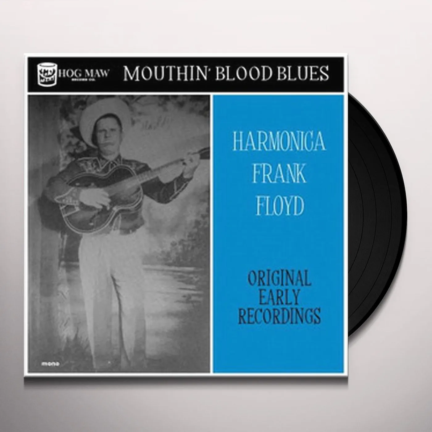 Harmonica Frank Floyd MOUTHIN' BLOOD BLUES Vinyl Record