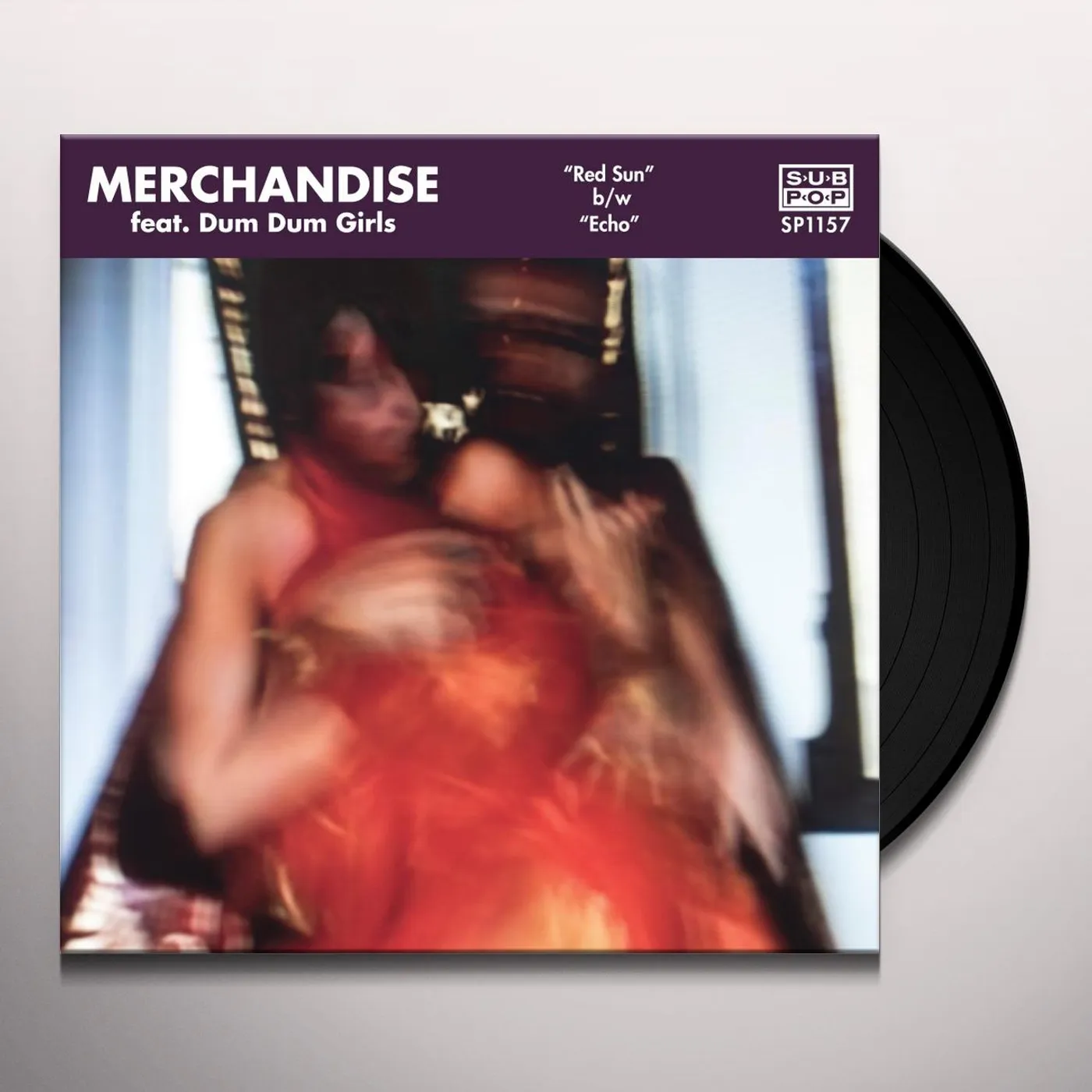 MERCHANDISE FEAT DUM DUM GIRLS Red Sun / Echo Vinyl Record