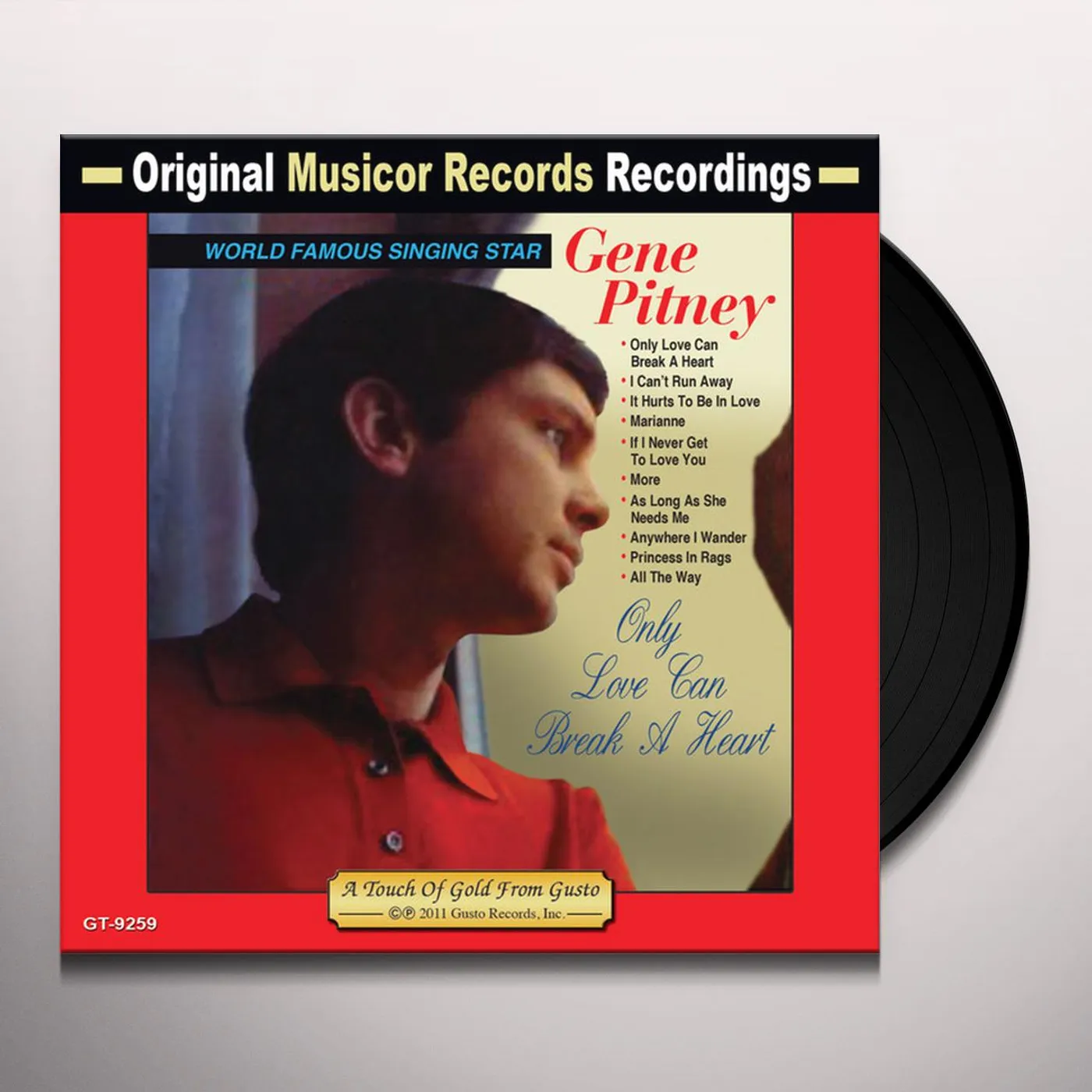 Gene Pitney Only Love Can Break A Heart Vinyl Record