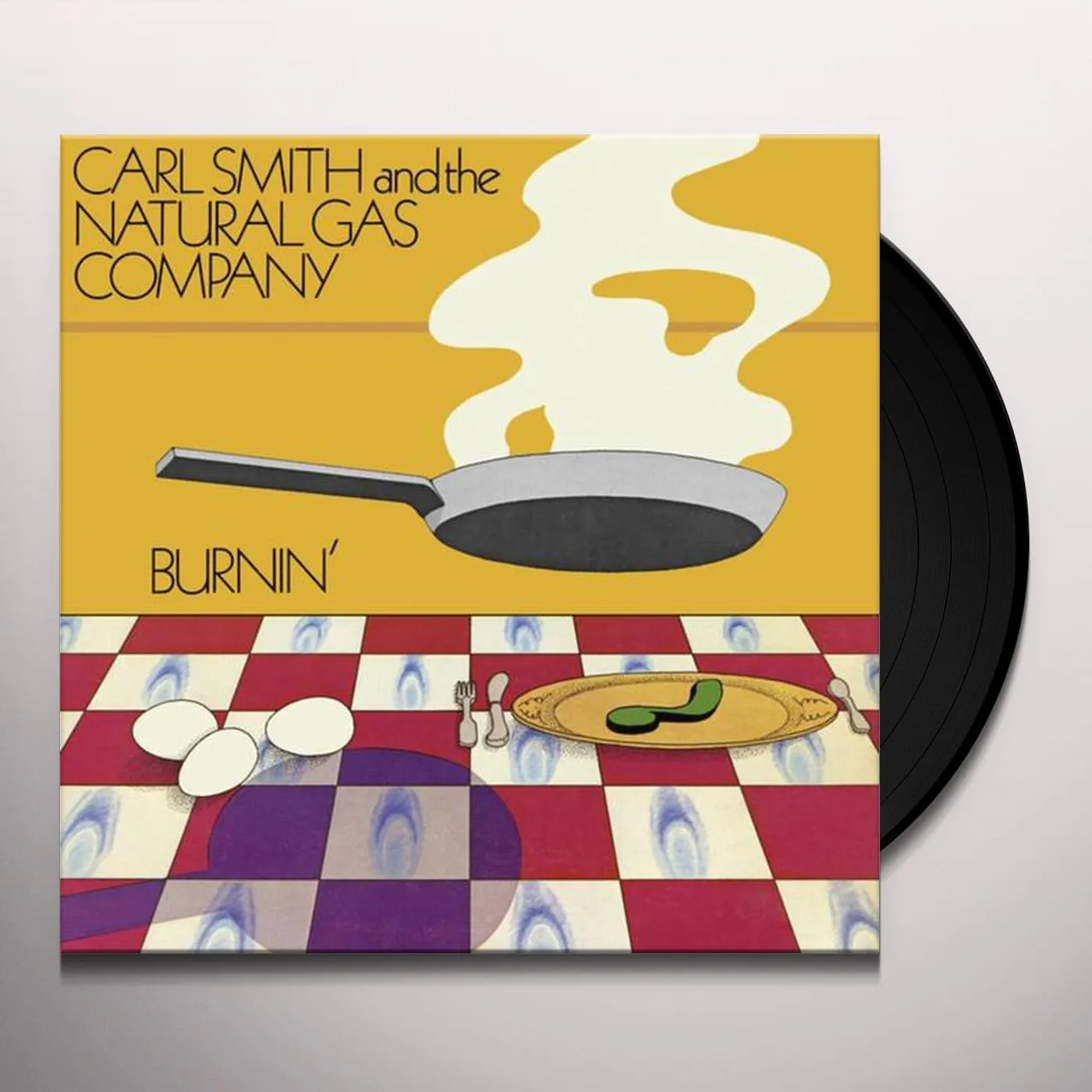 Carl Smith And The Natural Gas Company BURNIN Vinyl Record