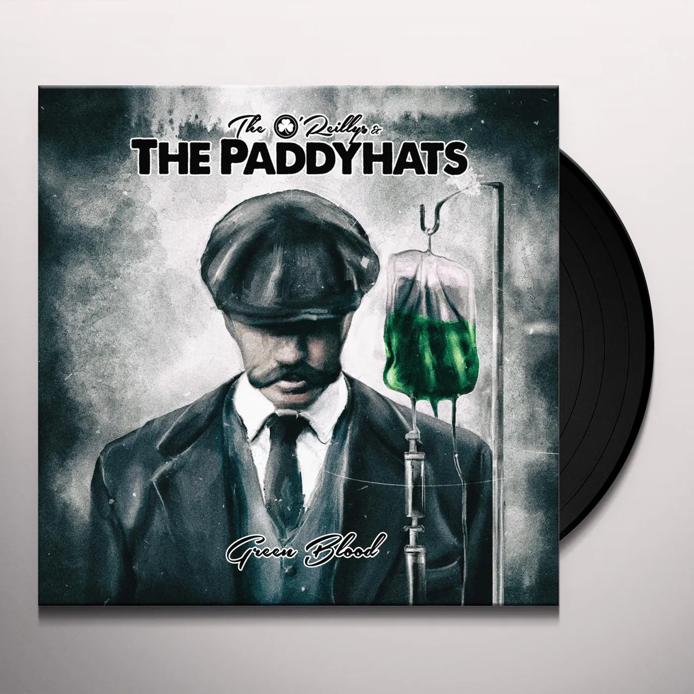 The O'Reillys and the Paddyhats Green Blood Vinyl Record