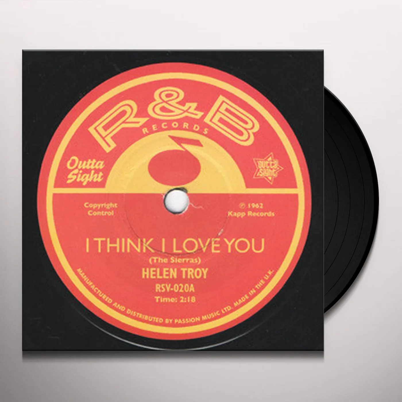 Frances Helen Troy Burnett I THINK I LOVE YOU/HOW I MISS YOU SO Vinyl Record