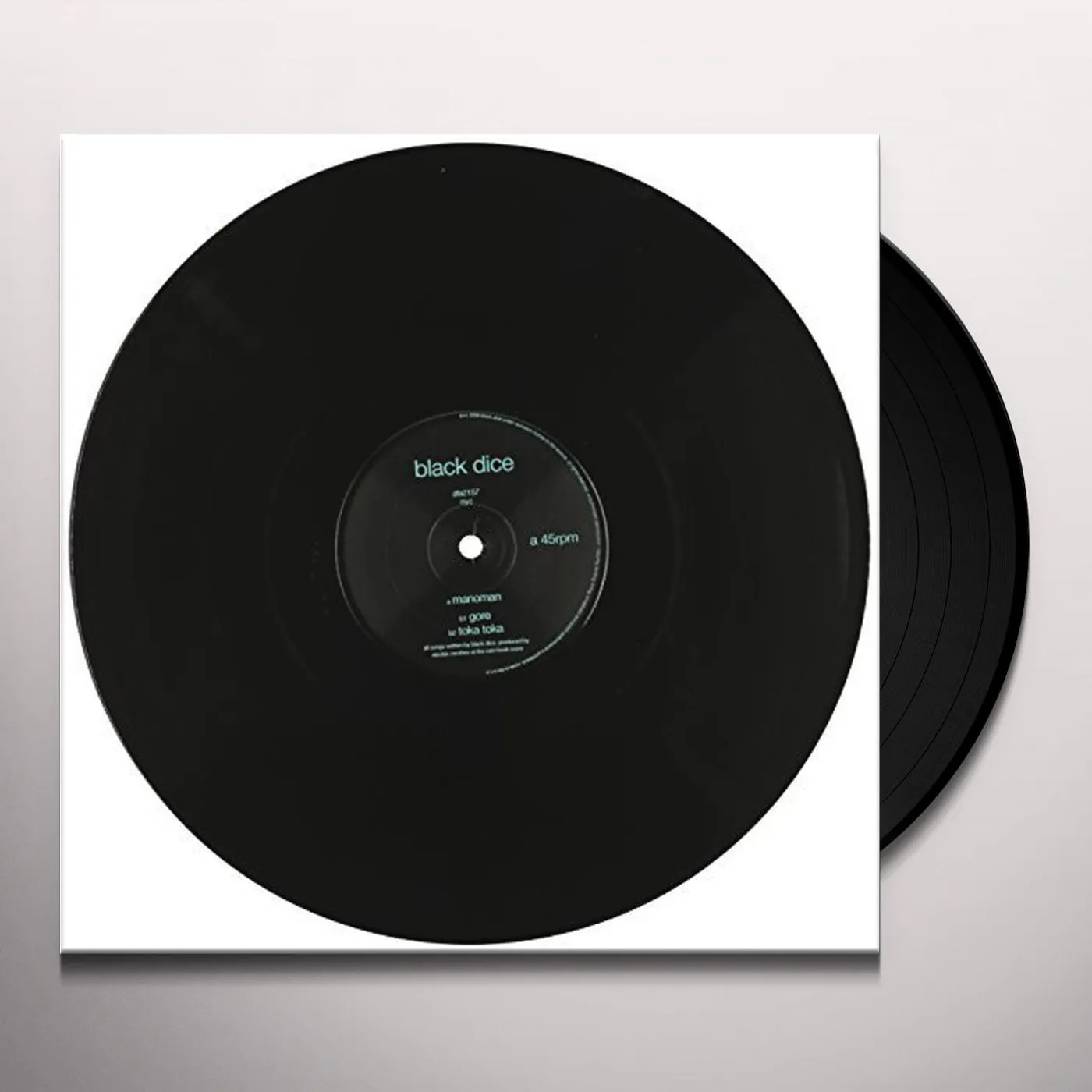 Black Dice Manoman Vinyl Record