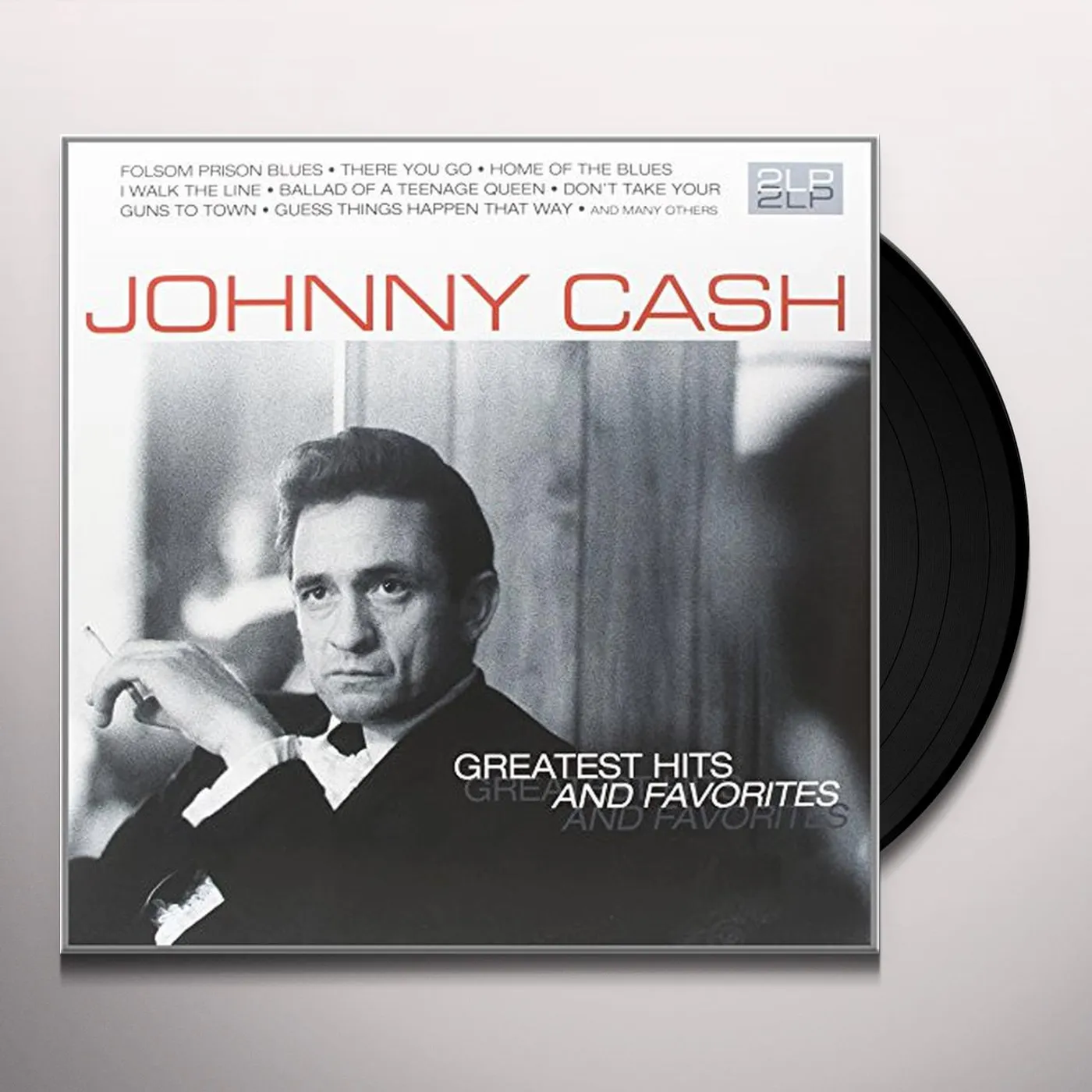 Johnny Cash GREATEST HITS & FAVORITES Vinyl Record