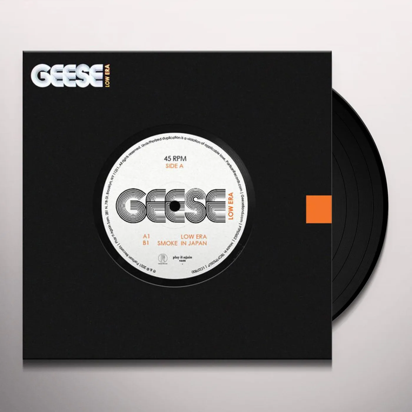 Geese LOW ERA / SMOKE IN JAPAN Vinyl Record