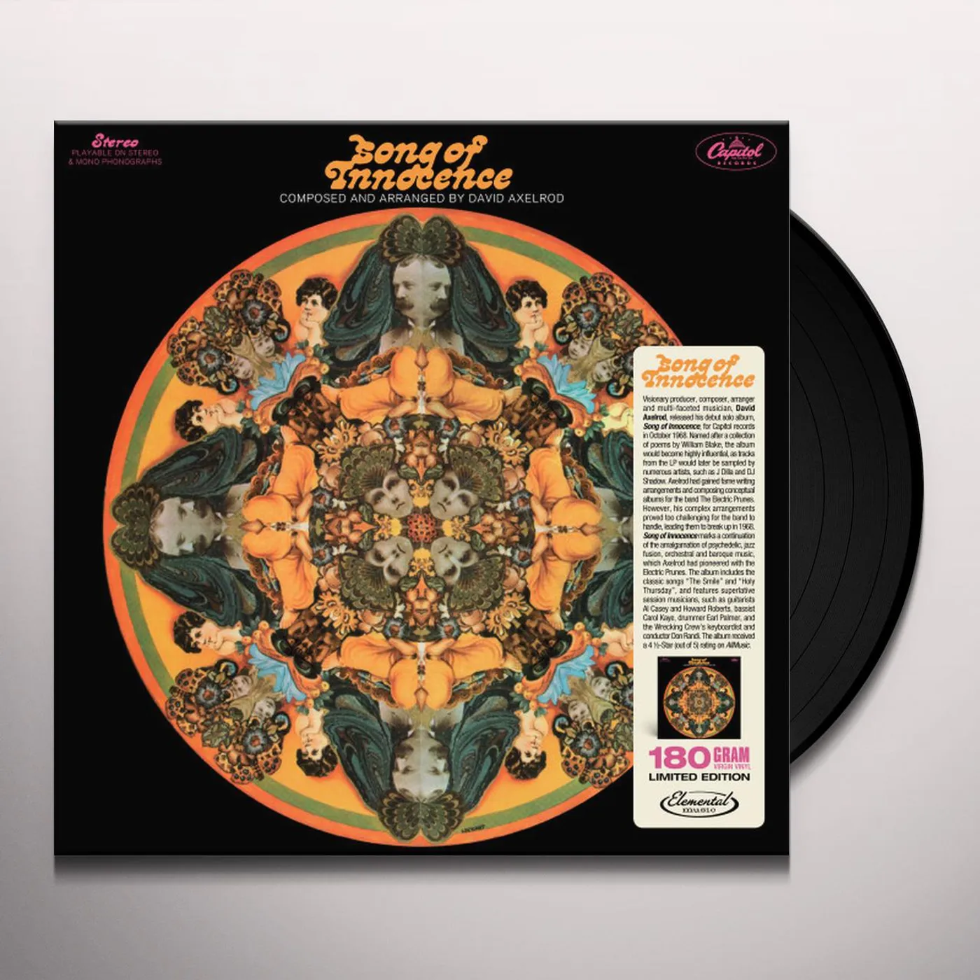 David Axelrod SONG OF INNOCENCE Vinyl Record