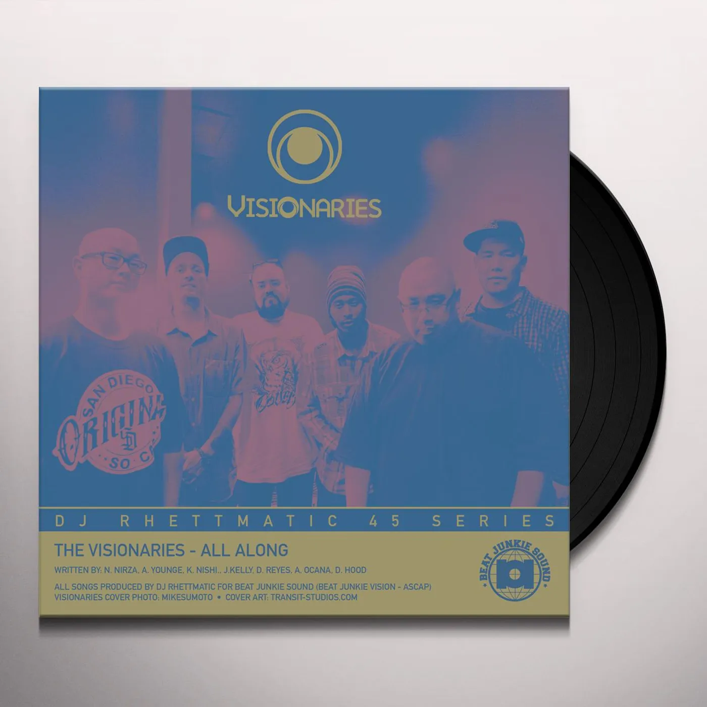 Visionaries ALL ALONG / CROWN ROYALE - STRATASPHERE Vinyl Record