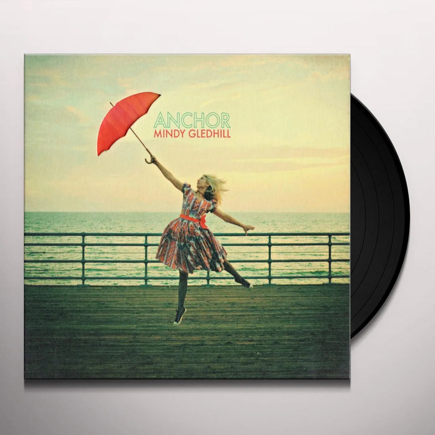 Mindy Gledhill ANCHOR (RED VINYL/DIE-CUT COVER/LIMITED) Vinyl Record