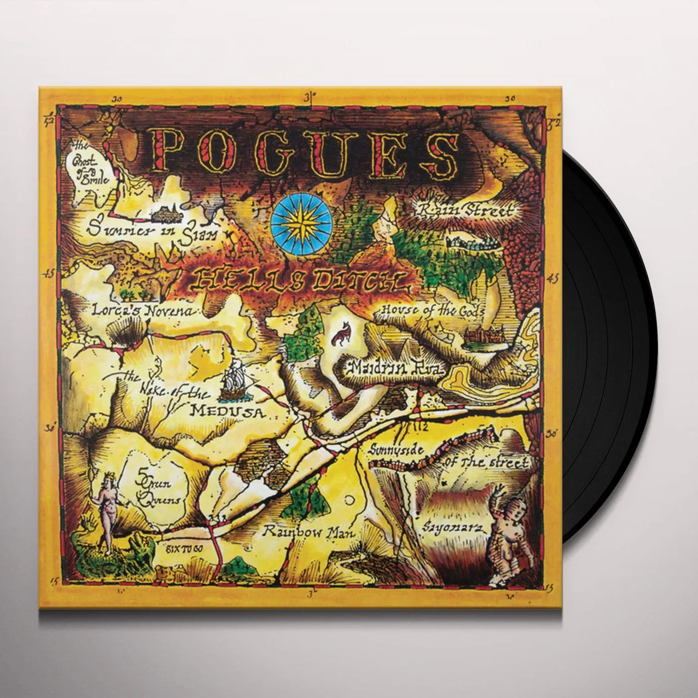 The Pogues HELL'S DITCH Vinyl Record