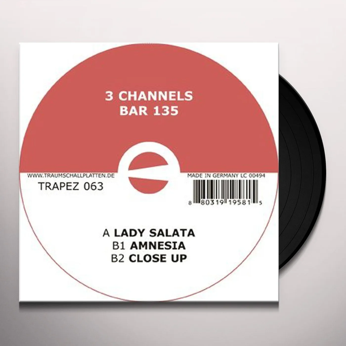 3 Channels Bar 135 Vinyl Record