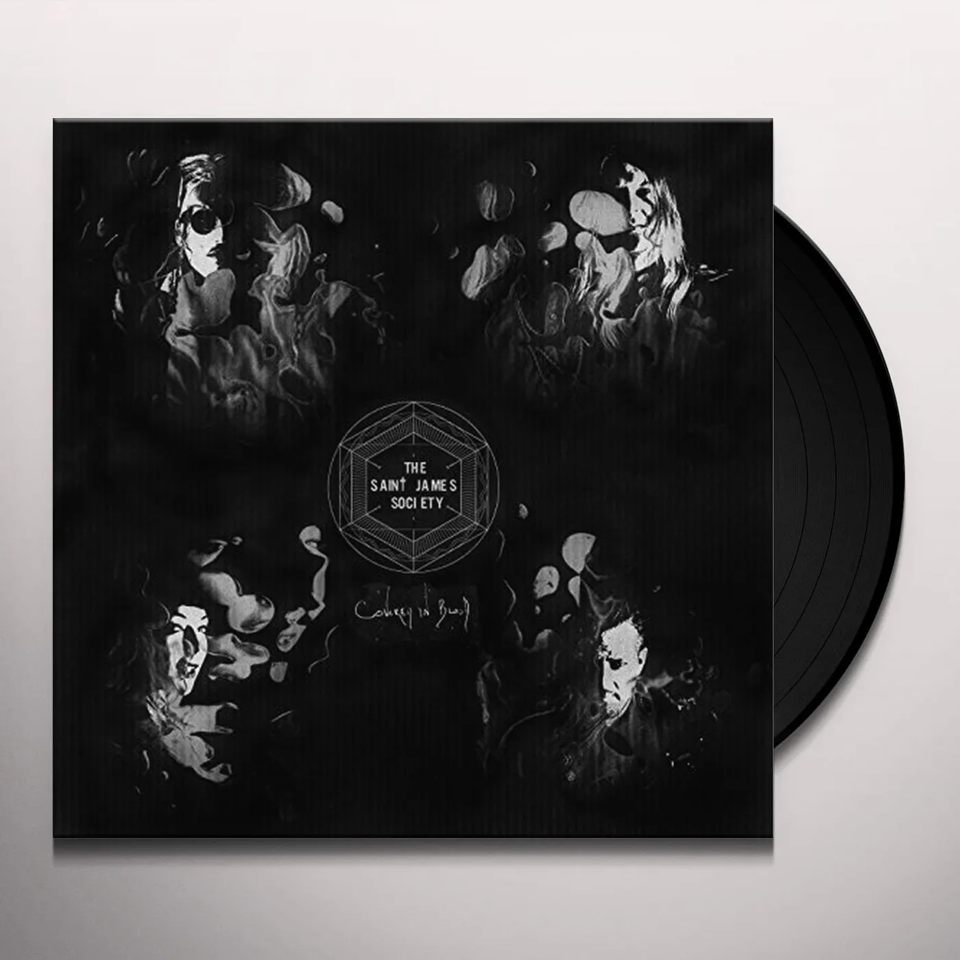 The Saint James Society Covered in Blood Vinyl Record