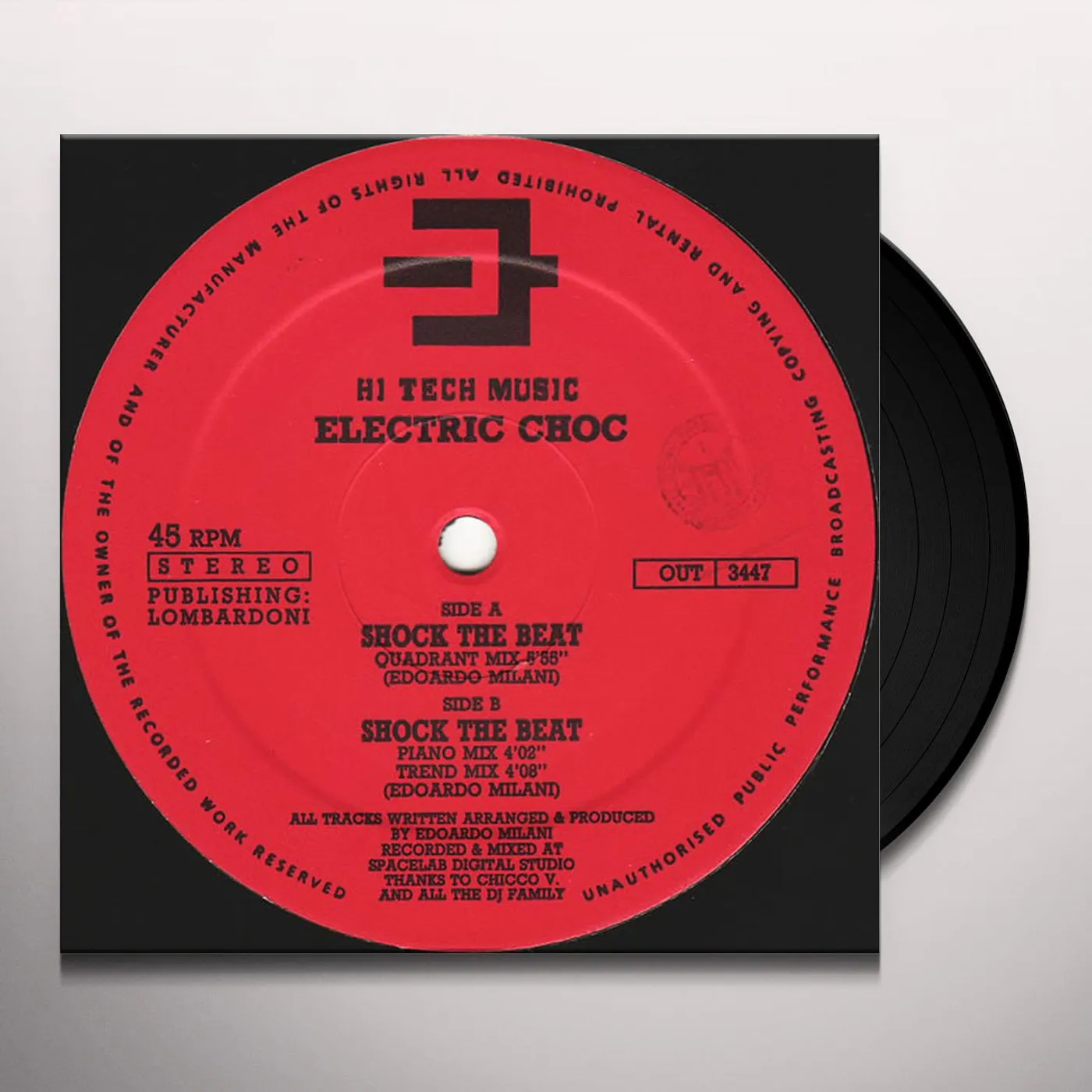 Electric Choc Shock The Beat Vinyl Record