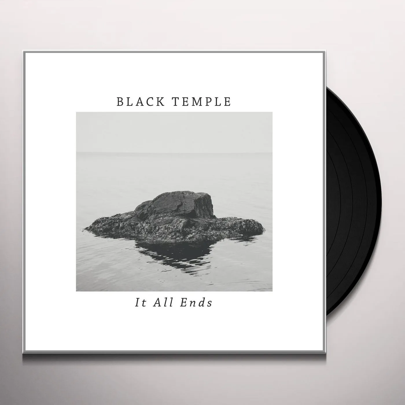 Black Temple It All Ends Vinyl Record