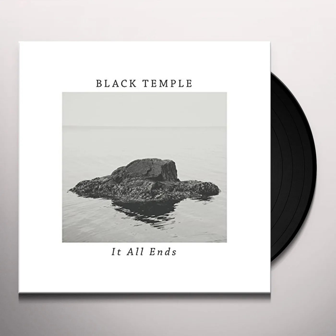 Black Temple IT ALL ENDS (WHITE VINYL) Vinyl Record