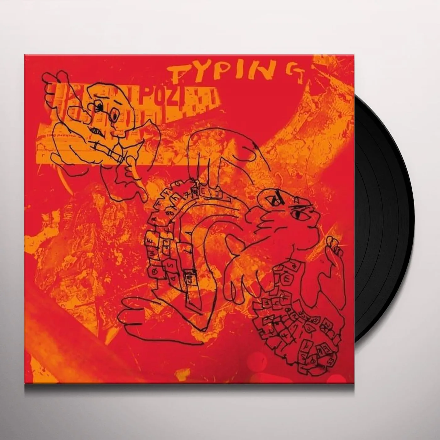 Pozi Typing Vinyl Record