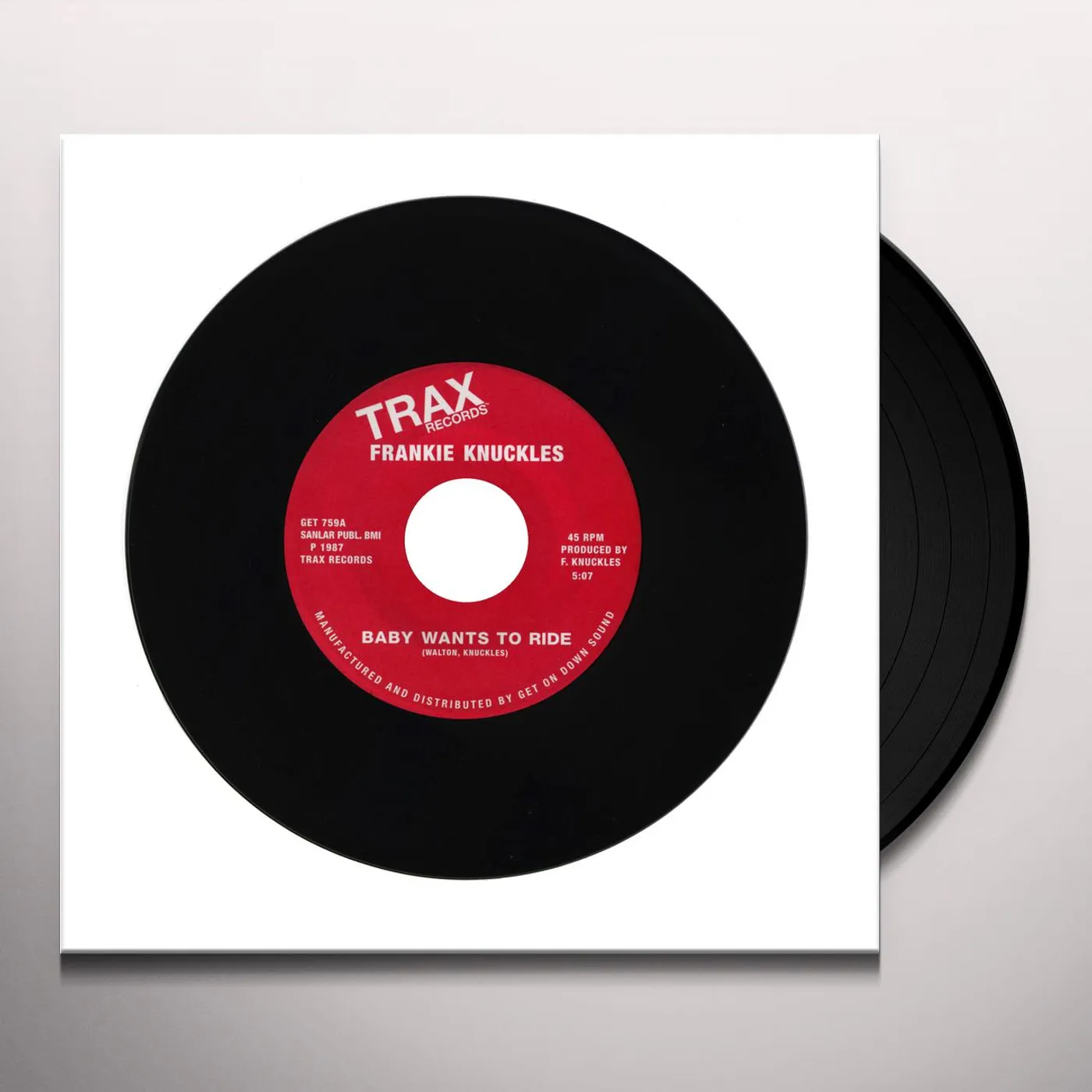 Frankie Knuckles YOUR LOVE / BABY WANTS TO RIDE Vinyl Record