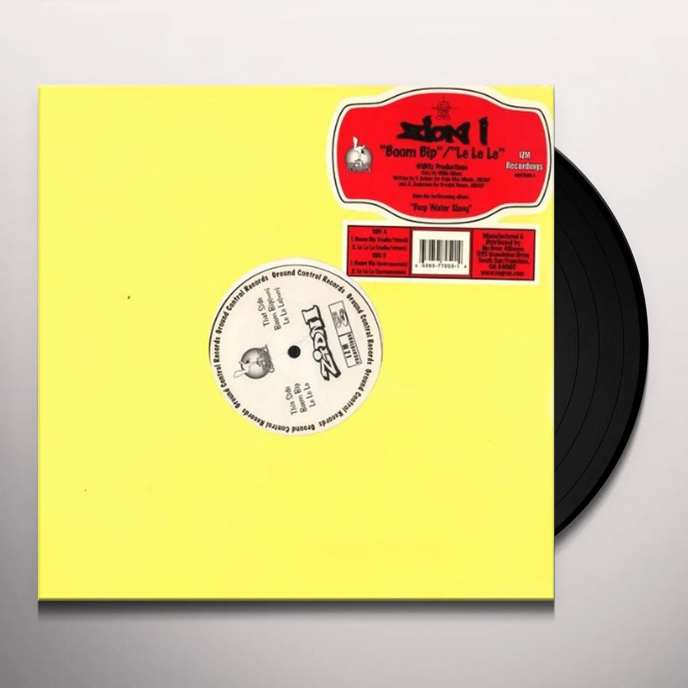 Zion I Boom Bip / Le Le Le Vinyl Record