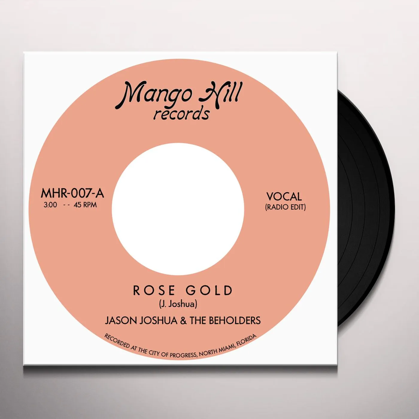 Jason Joshua & The Beholders Rose Gold Vinyl Record