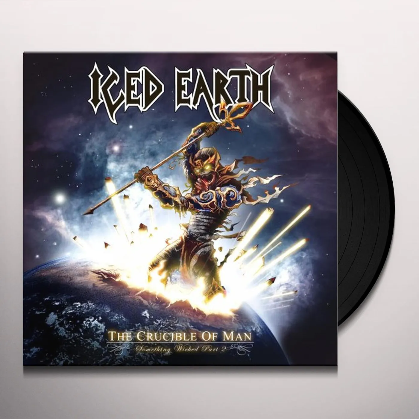 Iced Earth CRUCIBLE OF MAN: SOMETHING WICKED 2 Vinyl Record