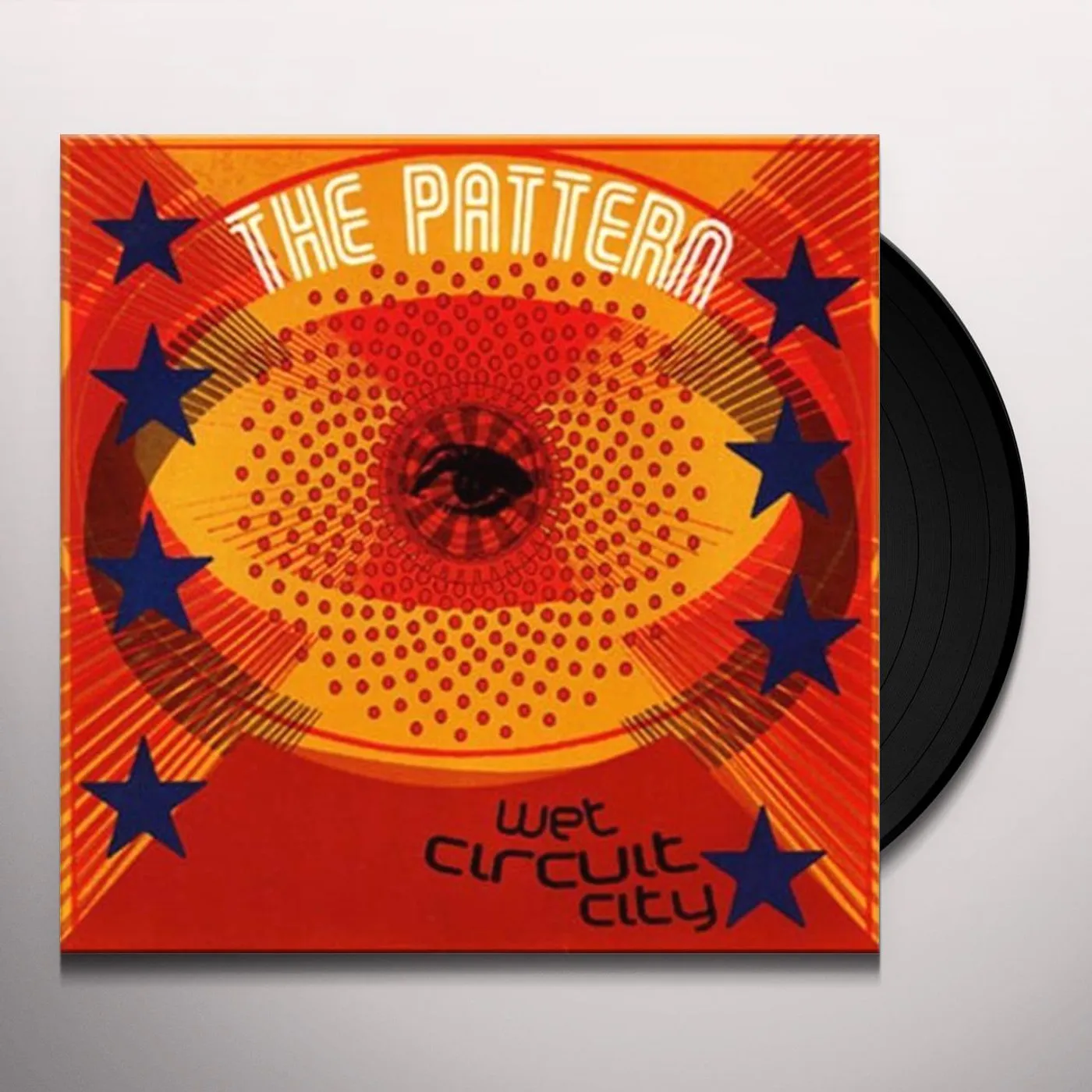 Pattern Wet Circuit City Vinyl Record