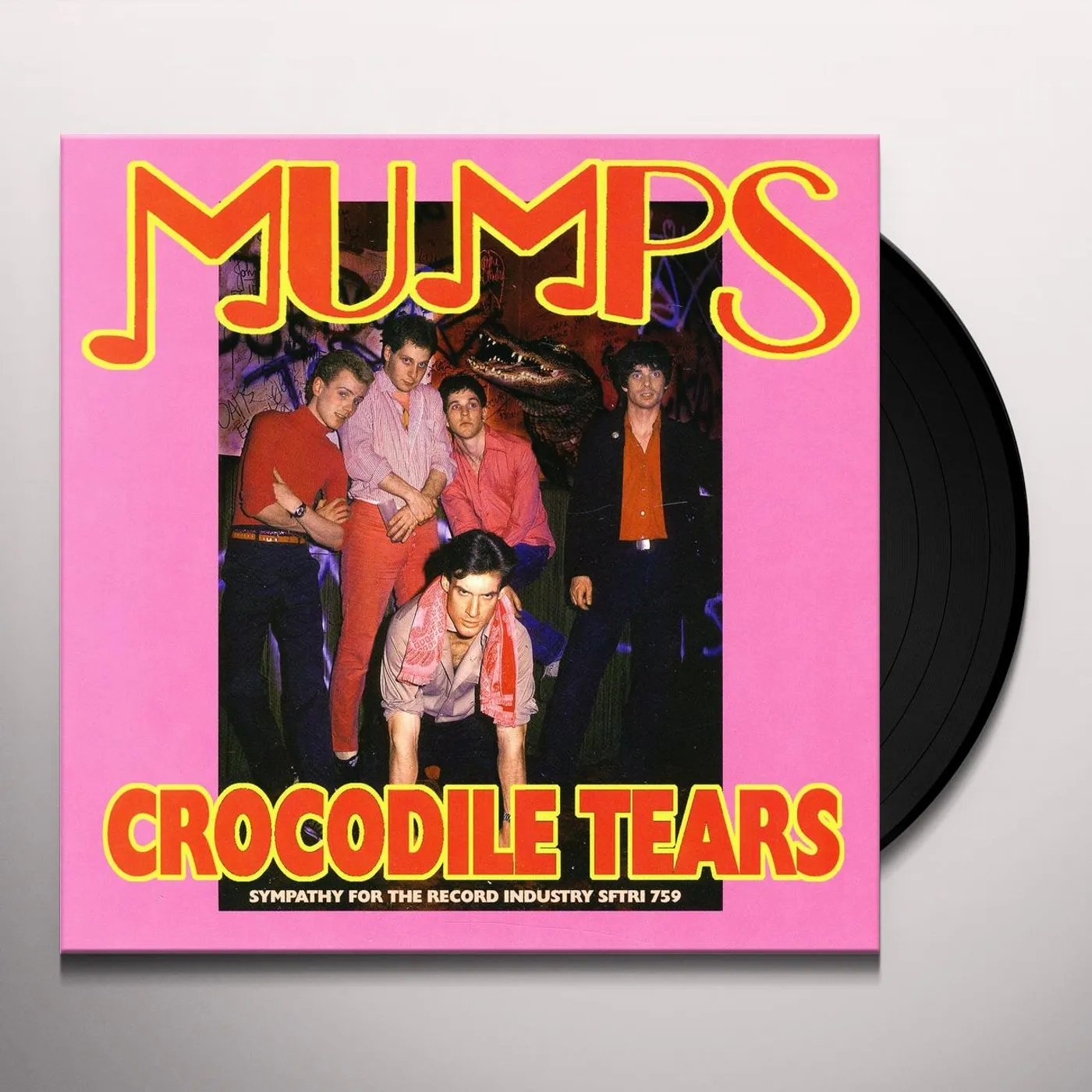 Mumps CROCODILE TEARS/WAITING FOR THE WORLD TO CATCH UP? Vinyl Record
