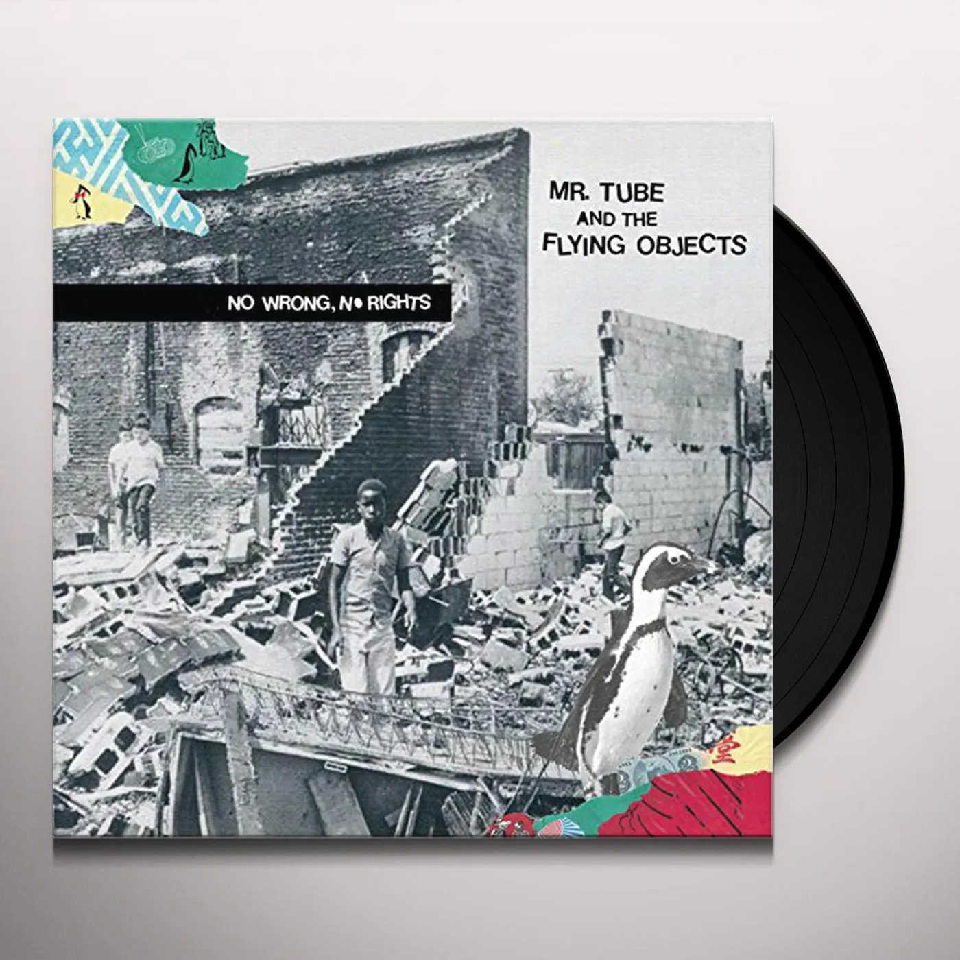 Mr. Tube and the Flying Objects NO WRONG / NO RIGHTS Vinyl Record