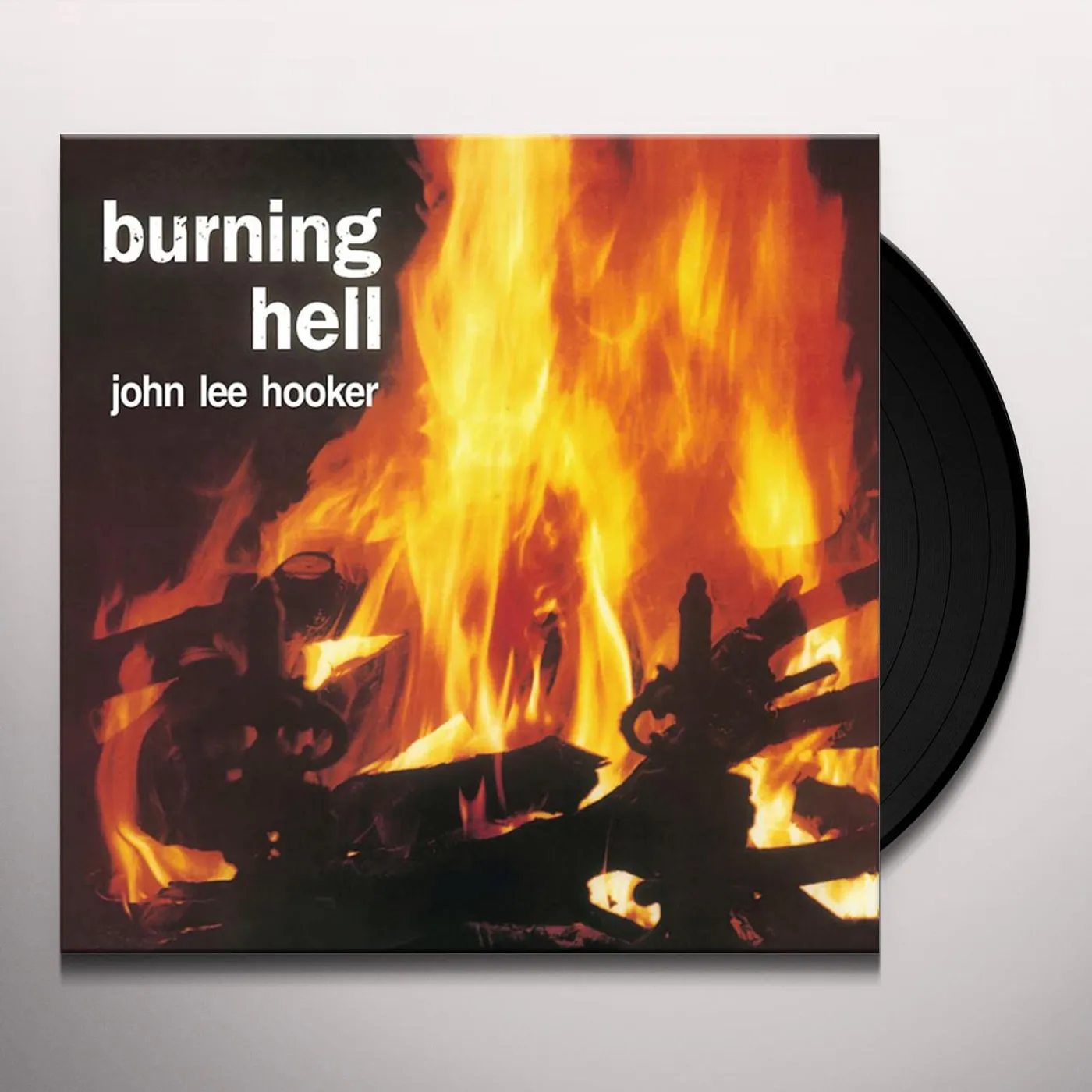 John Lee Hooker Burning Hell Vinyl Record