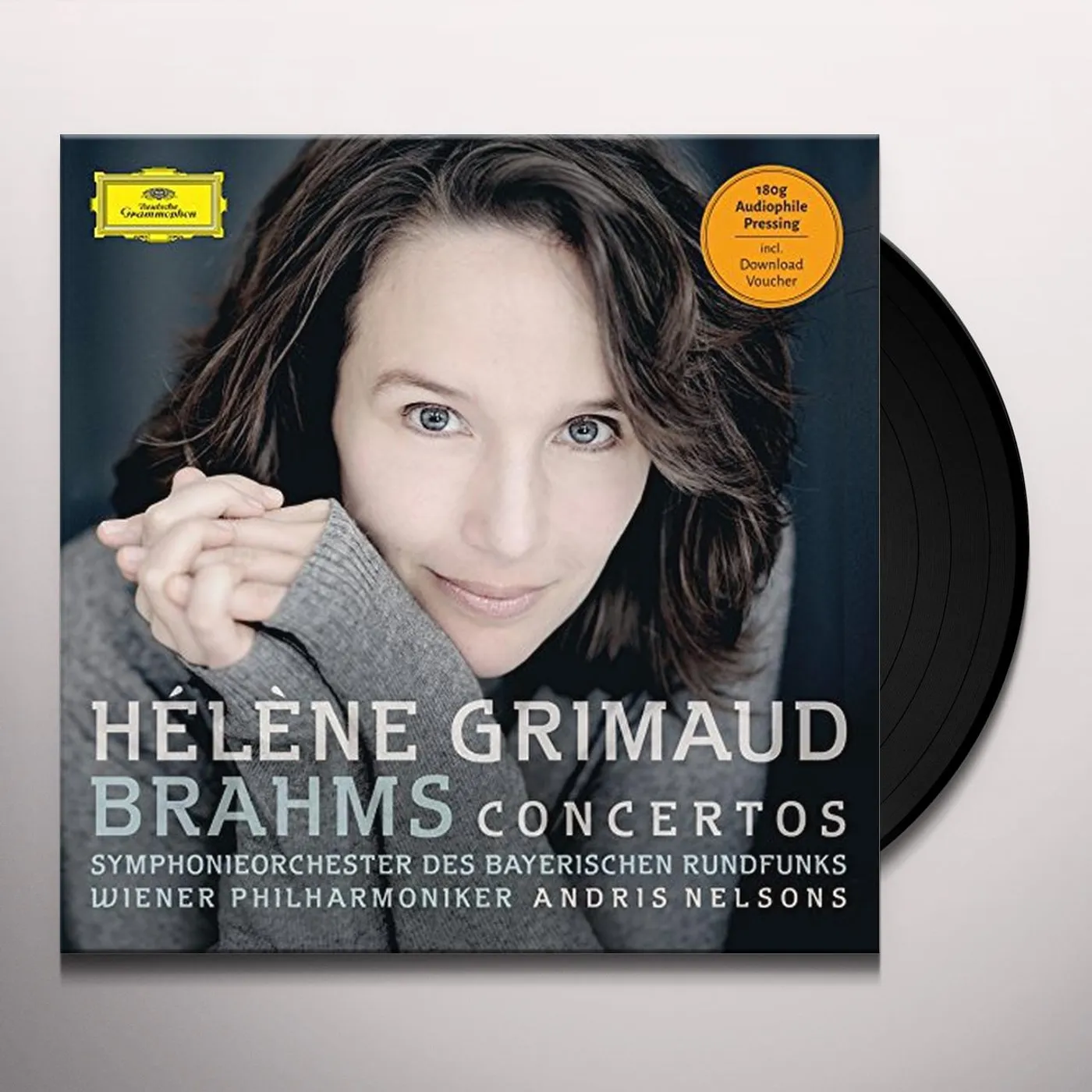 Hélène Grimaud BRAHMS CONCERTOS (PIANO CTOS NOS 1 & 2) Vinyl Record