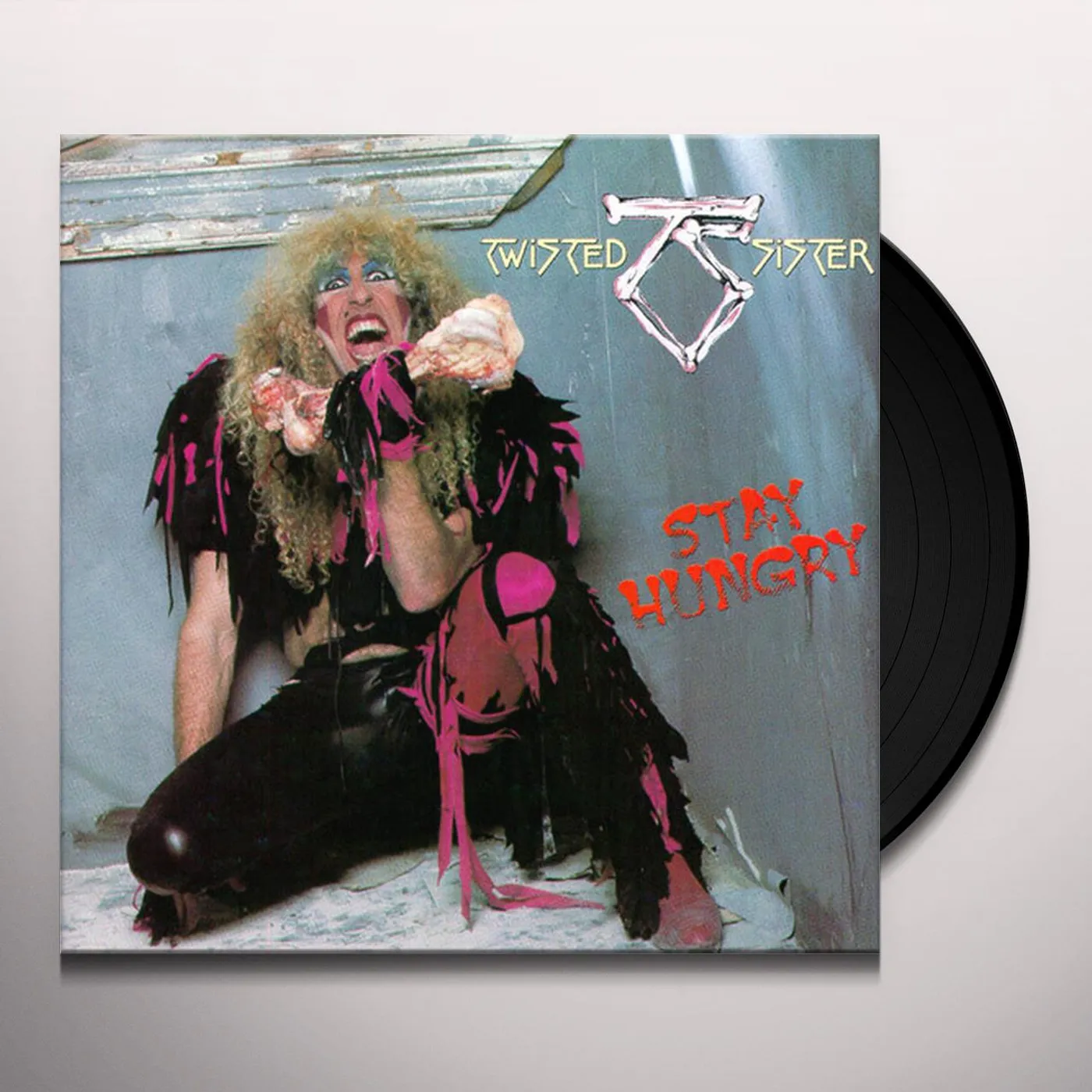 Twisted Sister Stay Hungry  Pink W/Poster Vinyl Record