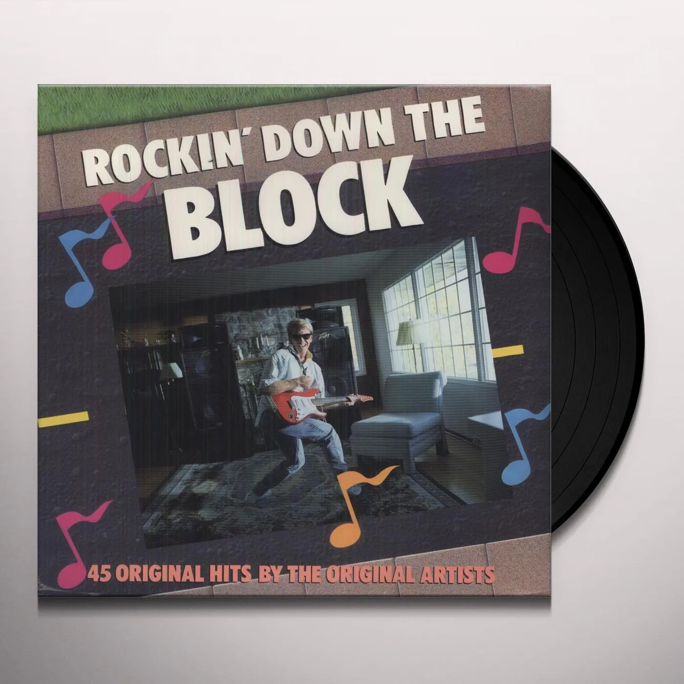 Rockin Down The Block 45 TRACKS-60'S & 70'S Vinyl Record