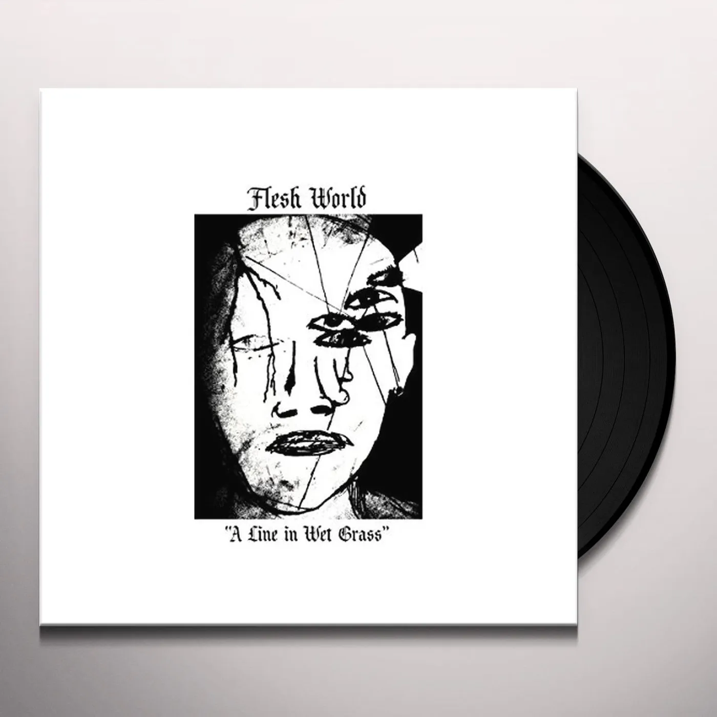 Flesh World LINE IN WET GRASS Vinyl Record