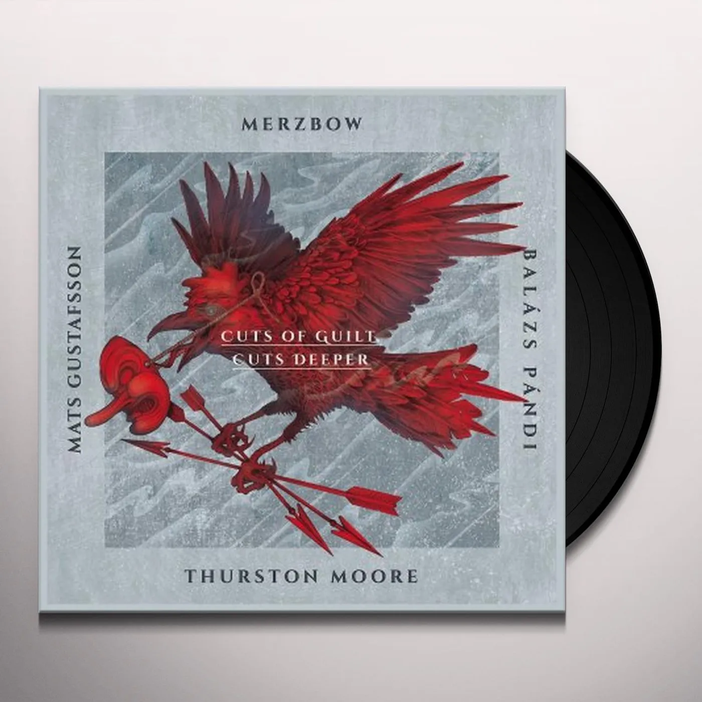 MERZBOW / MATS GUSTAFSSON / BALAZS PANDI / MOORE CUTS OF GUILT CUTS DEEPER Vinyl Record