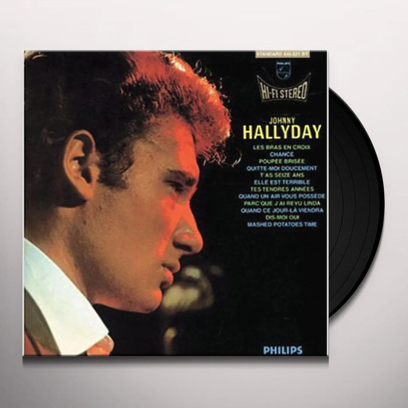 Johnny Hallyday Les Bras En Croix Vinyl Record