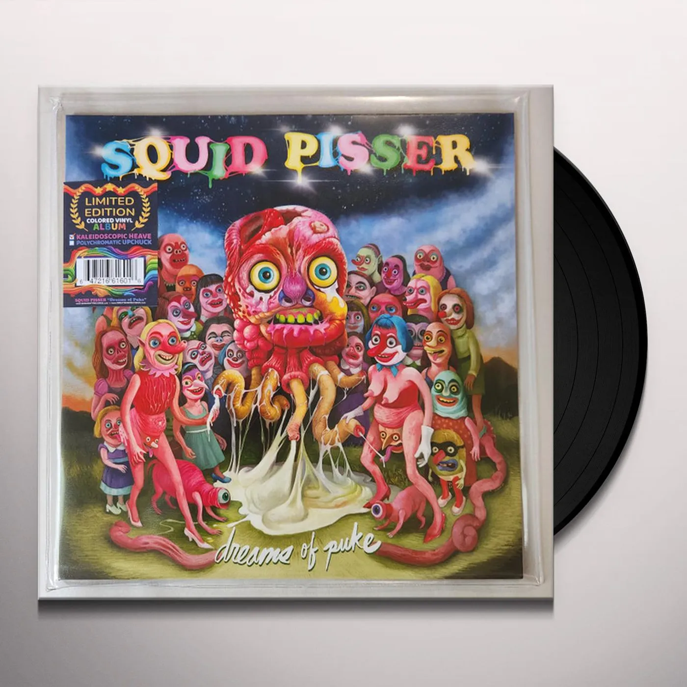 Squid Pisser DREAMS OF PUKE (RANDOM POLYCHROMATIC UPCHUCK VINYL) Vinyl Record