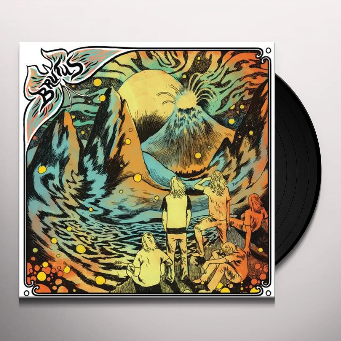 Brutus BEHIND THE MOUNTAINS Vinyl Record - Holland Release