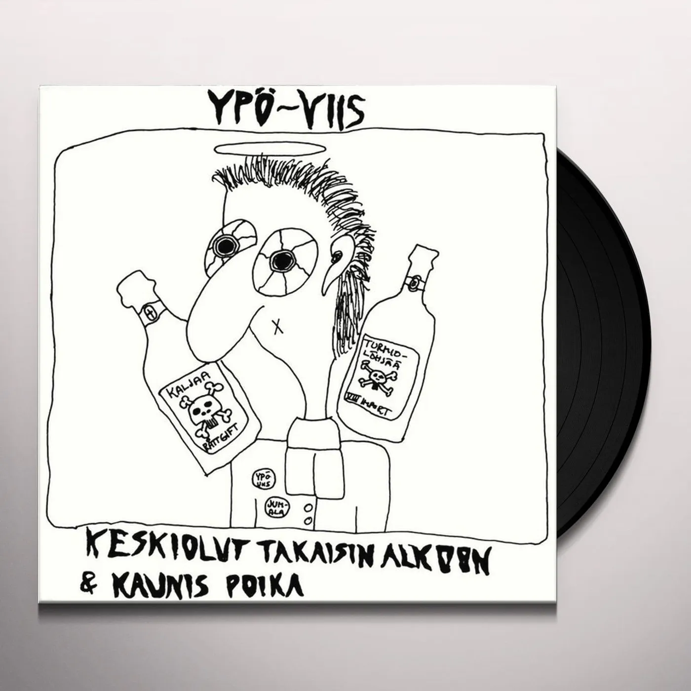 Ypo Viis Keskiolut takaisin Alkoon Vinyl Record