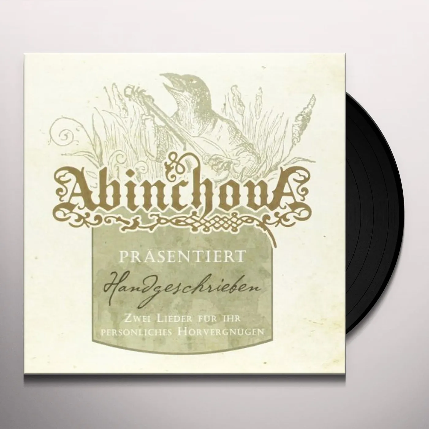 Abinchova Handgeschrieben Vinyl Record