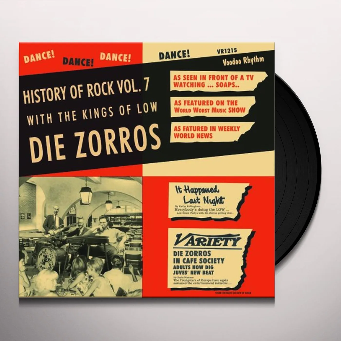 Die Zorros HISTORY OF ROCK 7 Vinyl Record