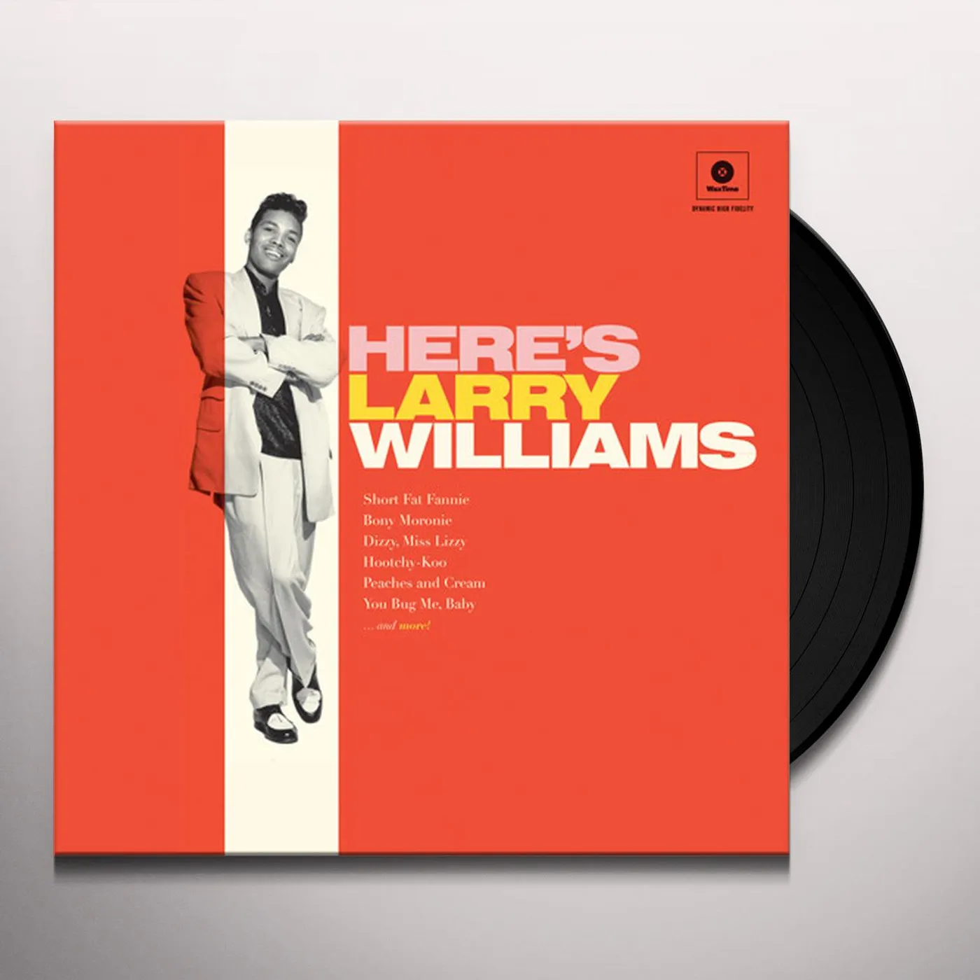 HERE'S LARRY WILLIAMS + 2 BONUS TRACKS Vinyl Record - 180 Gram Pressing, Spain Release